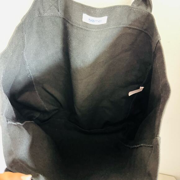 NEW BLOOMINGDALES Exclusive Black Red Bloomies Carryall Shoulder Tote Bag Purse - Picture 13 of 13